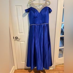 Blue Hoco/prom dress